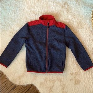 Nautica zip sweater fleece SIZE M 5/6